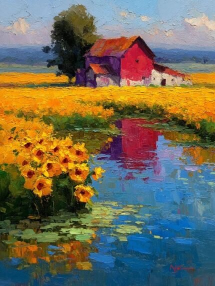 Coloring Canvas - WR253- Size: 40X60 CM